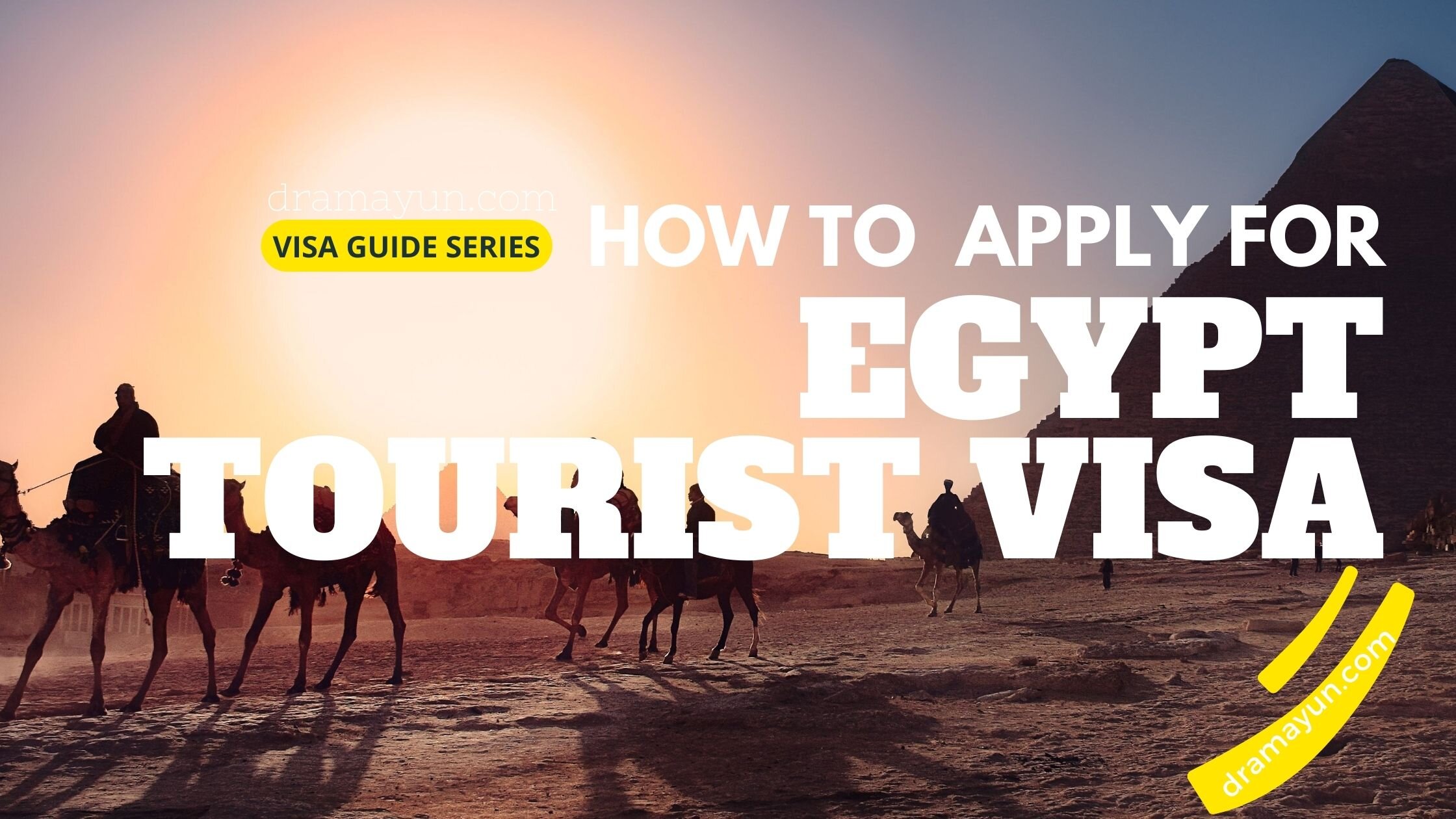 how to apply egypt tourist visa